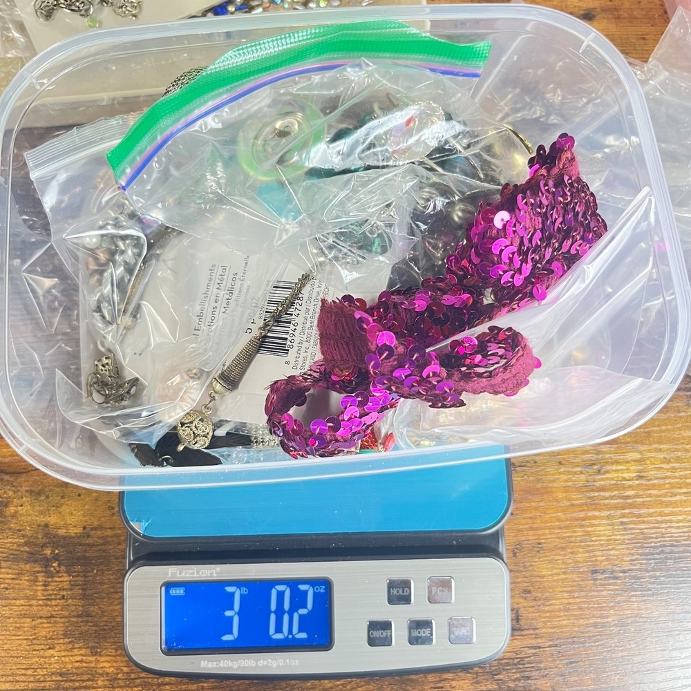 Broken Repairable Jewelry Lot 3.2 lbs Mixed Costume Pieces for DIY Art Projects